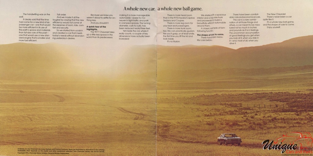 1977 Chevrolet Full-Size Brochure Page 10